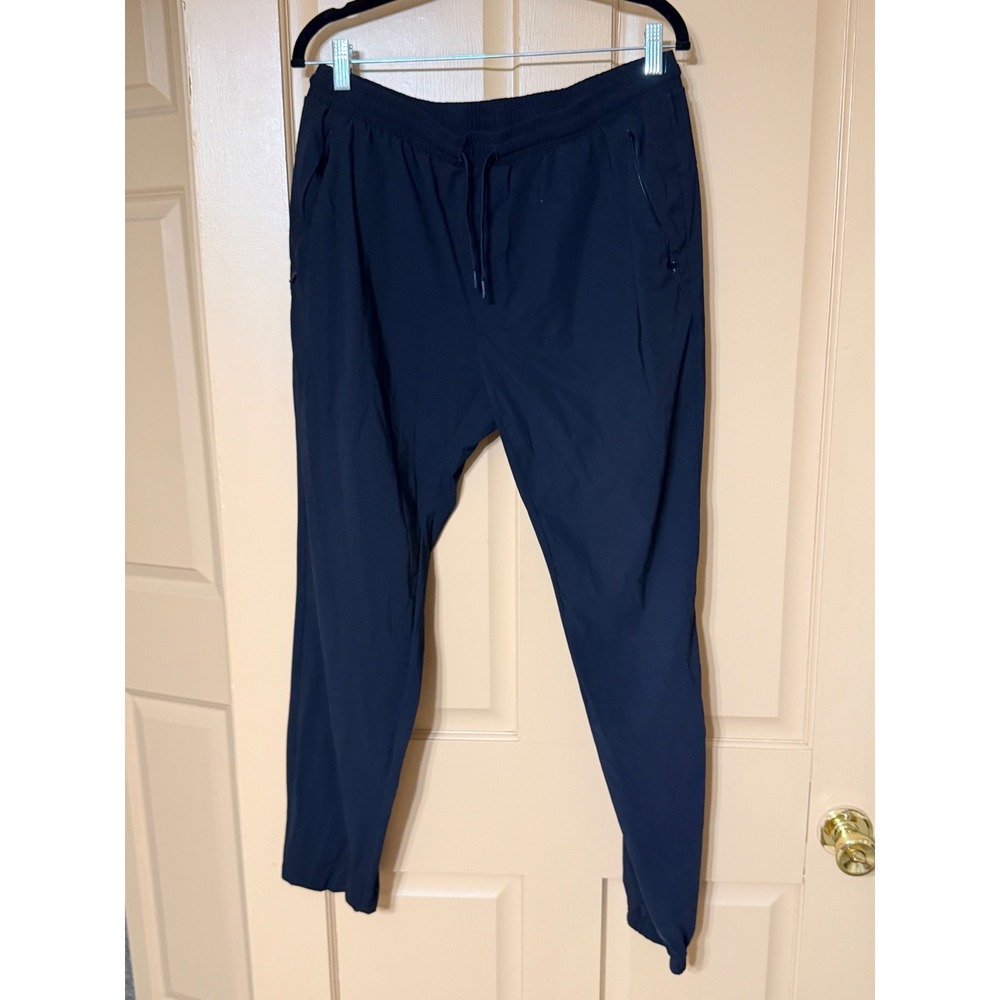 UNRL Apex Pants Mens Black Athletic Training Joggers Stretch Tapered Fit